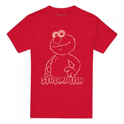 Front - Sesame Street Unisex Adult Studmuffin T-Shirt