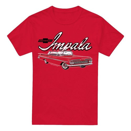 Front - Chevrolet Unisex Adult Classic Impala T-Shirt