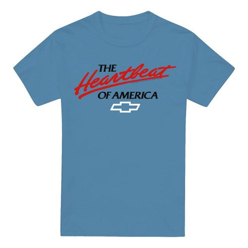 Front - Chevrolet Unisex Adult Heartbeat Of America T-Shirt