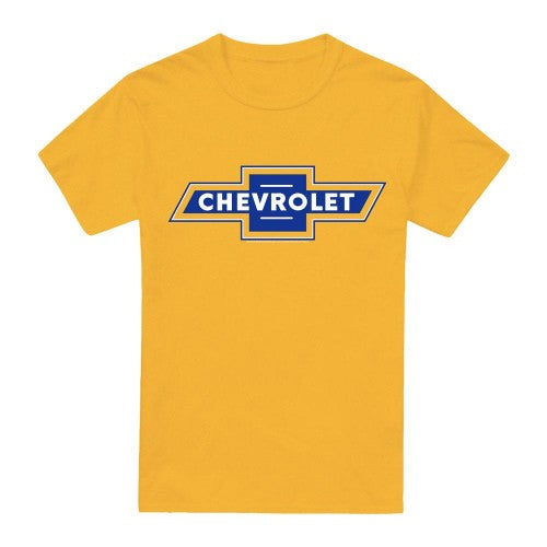 Front - Chevrolet Unisex Adult Vintage Bow T-Shirt