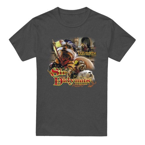 Front - Labyrinth Unisex Adult Sir Didymus Heather T-Shirt