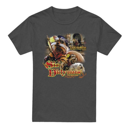 Front - Labyrinth Unisex Adult Sir Didymus Heather T-Shirt