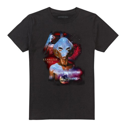 Front - Stargate SG-1 Unisex Adult The Asgard T-Shirt