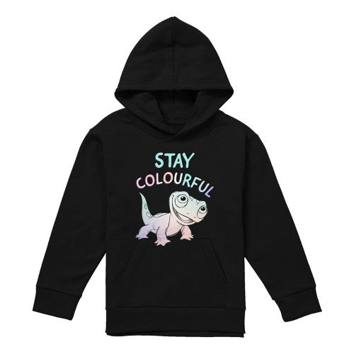Front - Frozen Childrens/Kids Stay Colourful With Fire Spirit Bruni Pullover Hoodie
