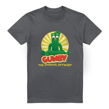 Front - Gumby Unisex Adult The Eternal Optimist T-Shirt