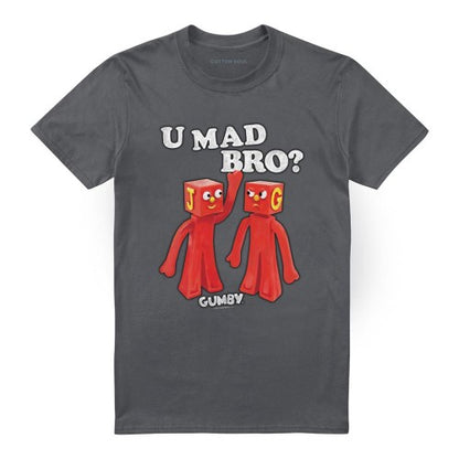 Front - Gumby Unisex Adult U Mad Bro T-Shirt