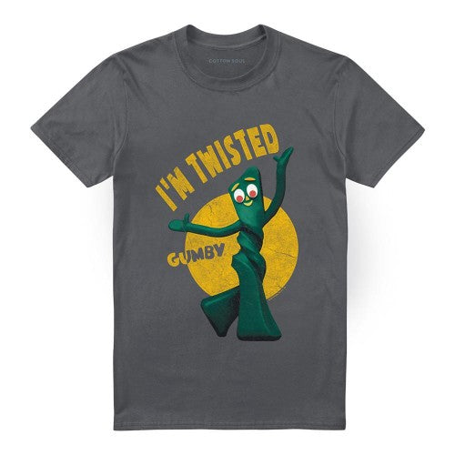 Front - Gumby Unisex Adult Twisted T-Shirt
