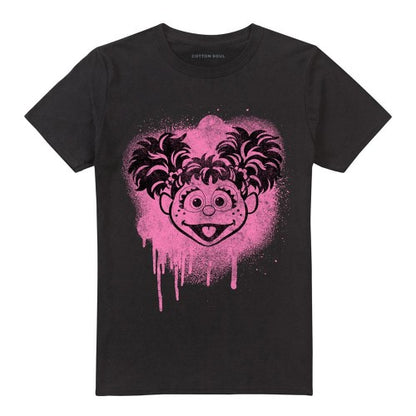Front - Sesame Street Unisex Adult Abby Cadabby Graffiti T-Shirt