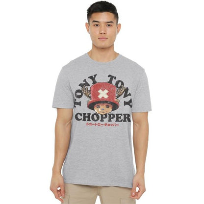 Front - One Piece Unisex Adult Tony Tony Chopper Face T-Shirt