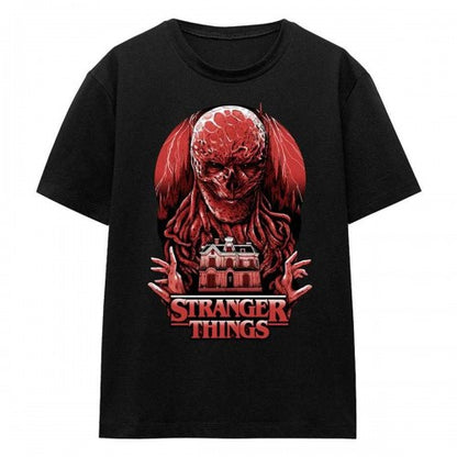 Front - Stranger Things Womens/Ladies Vecna Horror T-Shirt