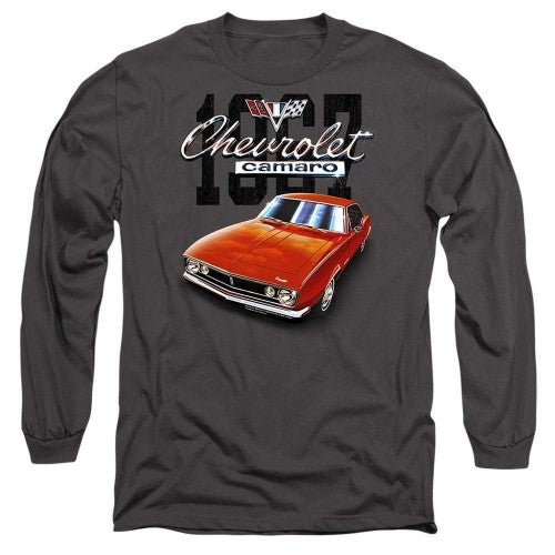 Front - Chevrolet Unisex Adult Classic Camaro Long-Sleeved T-Shirt