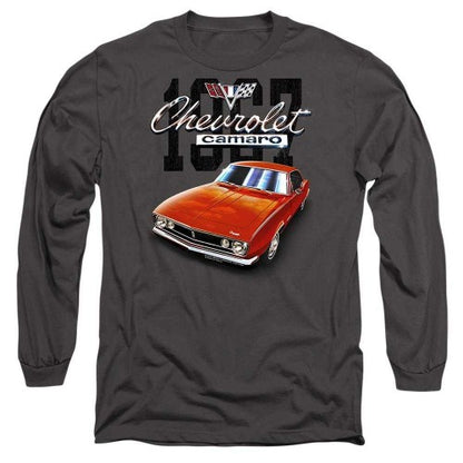 Front - Chevrolet Unisex Adult Classic Camaro Long-Sleeved T-Shirt