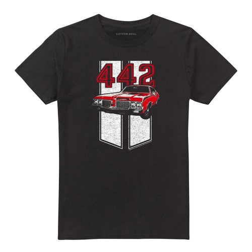 Front - Oldsmobile Unisex Adult 442 T-Shirt
