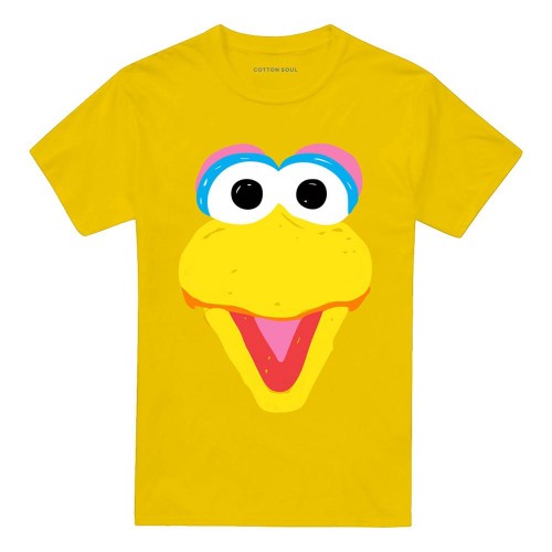 Front - Sesame Street Unisex Adult Big Bird Sketch T-Shirt