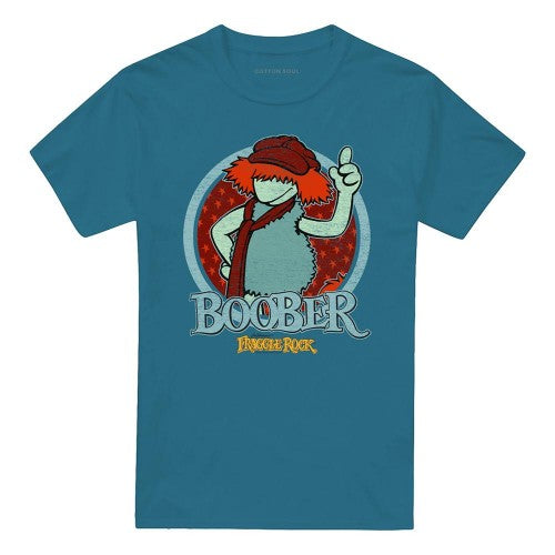 Front - Fraggle Rock Unisex Adult Boober Fraggle Circle T-Shirt