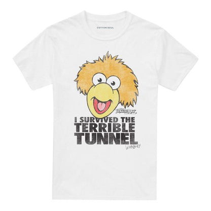 Front - Fraggle Rock Unisex Adult Terrible Tunnel T-Shirt