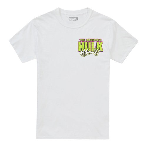 Front - Hulk Mens Manga Back Print T-Shirt