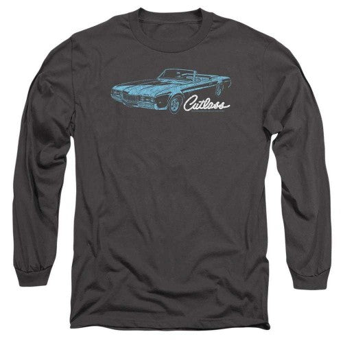 Front - Oldsmobile Unisex Adult 68 Cutlass Long-Sleeved T-Shirt