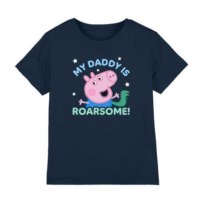 Front - Peppa Pig Childrens/Kids Roarsome Daddy George Pig T-Shirt