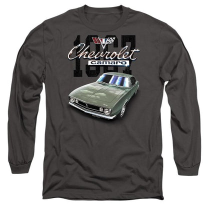 Front - Chevrolet Unisex Adult Classic Camaro Long-Sleeved T-Shirt