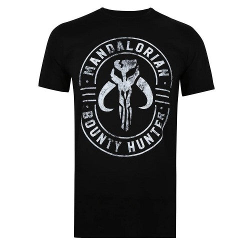 Front - Star Wars: The Mandalorian Mens Emblem T-Shirt