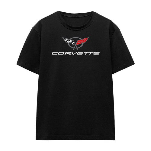 Front - Chevrolet Womens/Ladies Corvette Modern Logo T-Shirt