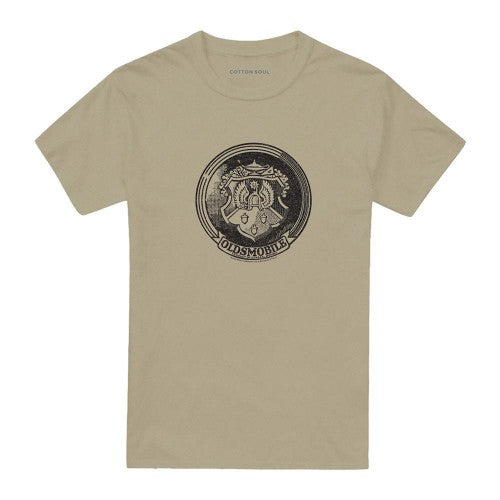 Front - Oldsmobile Unisex Adult 1940s Emblem T-Shirt