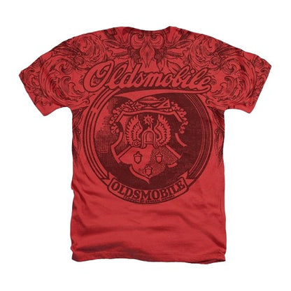 Front - Oldsmobile Unisex Adult Vintage Logo Heather T-Shirt