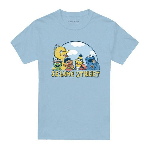 Front - Sesame Street Unisex Adult Group T-Shirt