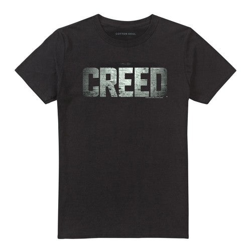Front - Creed Unisex Adult Logo T-Shirt