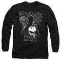 Front - Daredevil Unisex Adult Born Again Punisher Graffiti Long-Sleeved T-Shirt