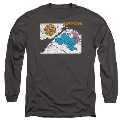 Front - Sesame Street Unisex Adult Meanwhile Long-Sleeved T-Shirt
