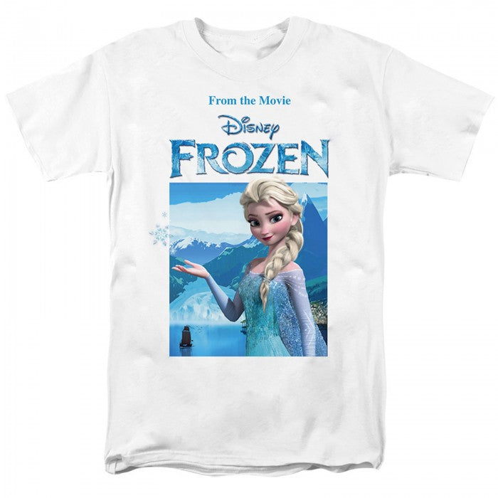 Front - Frozen Womens/Ladies Elsa Snowflake T-Shirt