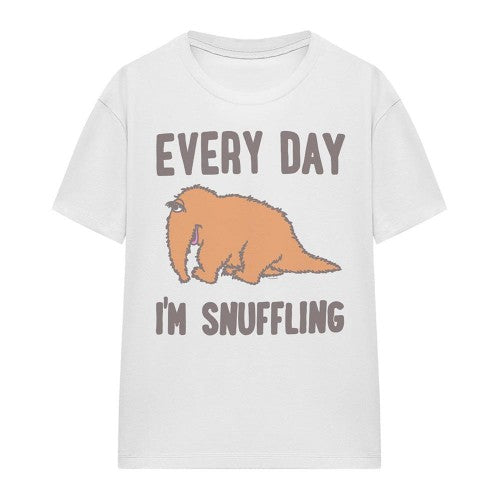 Front - Sesame Street Womens/Ladies The Snuffle T-Shirt