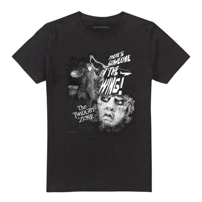Front - The Twilight Zone Unisex Adult Someone On The Wing T-Shirt