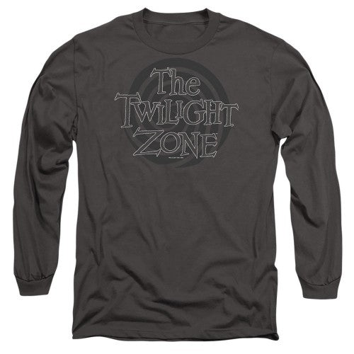 Front - The Twilight Zone Unisex Adult Spiral Logo Long-Sleeved T-Shirt
