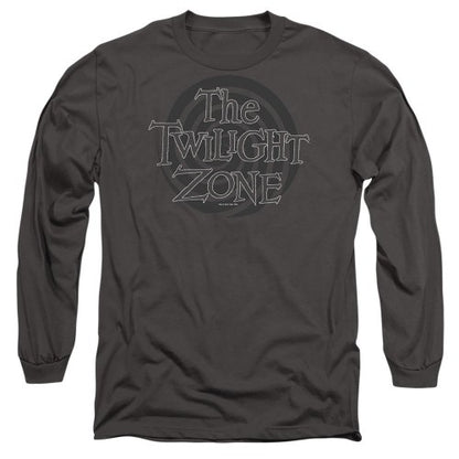Front - The Twilight Zone Unisex Adult Spiral Logo Long-Sleeved T-Shirt