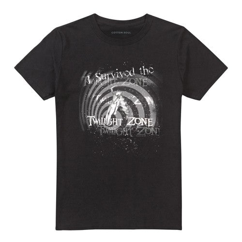 Front - The Twilight Zone Unisex Adult I Survived T-Shirt
