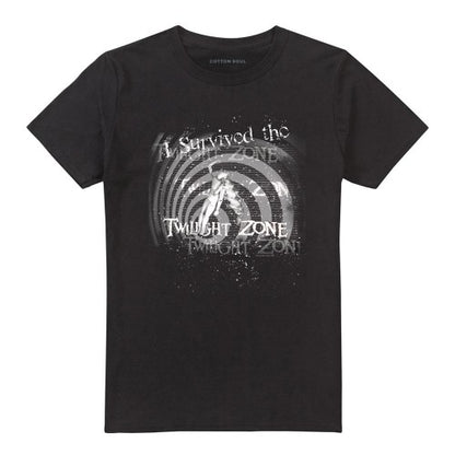 Front - The Twilight Zone Unisex Adult I Survived T-Shirt