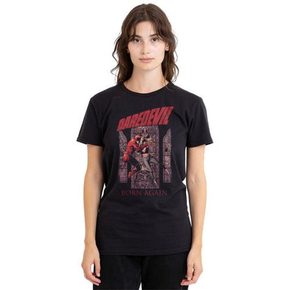 Front - Daredevil Womens/Ladies Born Again Comic Cover T-Shirt
