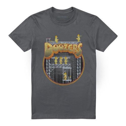 Front - Fraggle Rock Unisex Adult Rock Doozers Construction T-Shirt