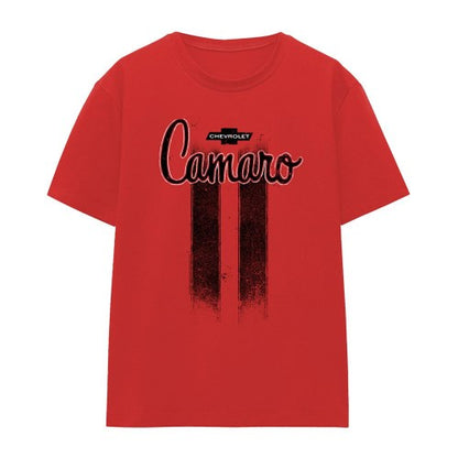 Front - Chevrolet Womens/Ladies Camaro Stripes T-Shirt