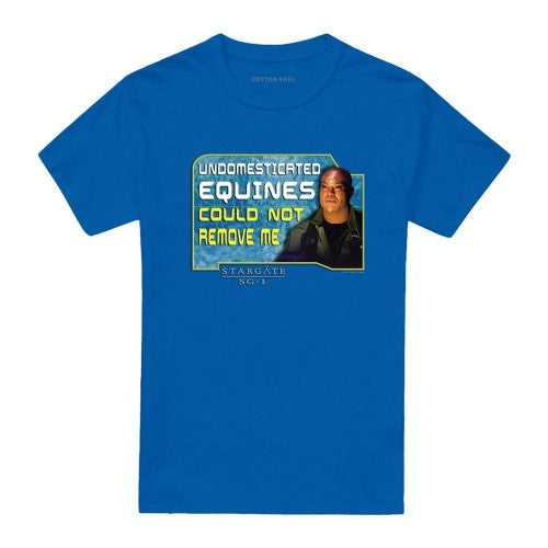 Front - Stargate SG-1 Unisex Adult Dedicated Teal´c T-Shirt