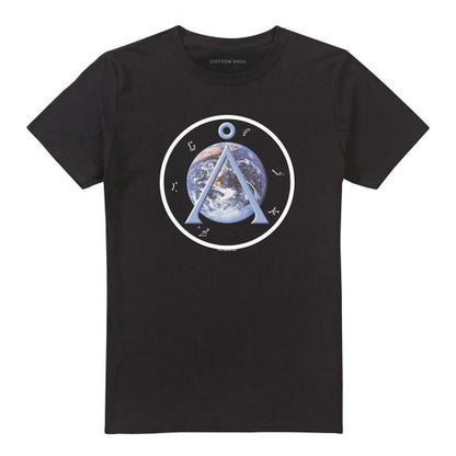 Front - Stargate SG-1 Unisex Adult Earth Emblem T-Shirt