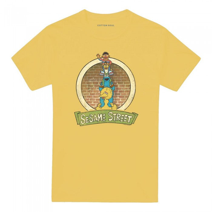 Front - Sesame Street Unisex Adult Group T-Shirt