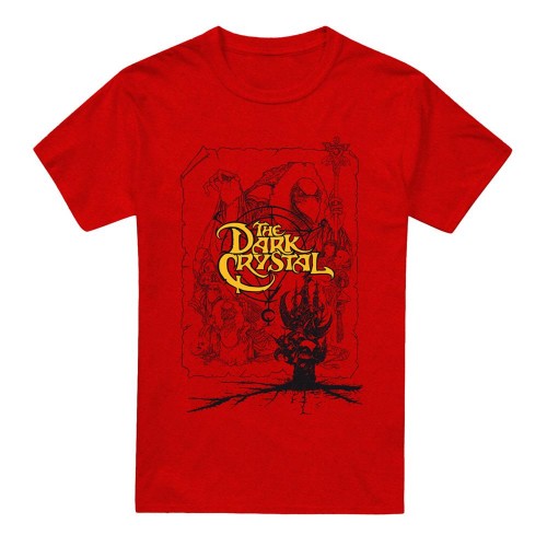 Front - Dark Crystal Unisex Adult Poster Heather T-Shirt