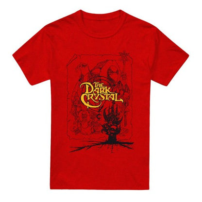 Front - Dark Crystal Unisex Adult Poster Heather T-Shirt