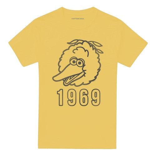 Front - Sesame Street Unisex Adult 1969 Big Bird T-Shirt