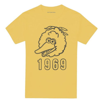 Front - Sesame Street Unisex Adult 1969 Big Bird T-Shirt