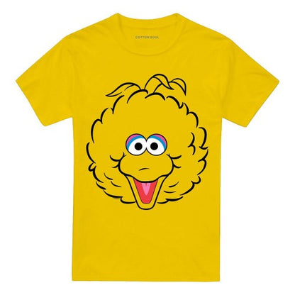Front - Sesame Street Unisex Adult Big Bird Full Face T-Shirt